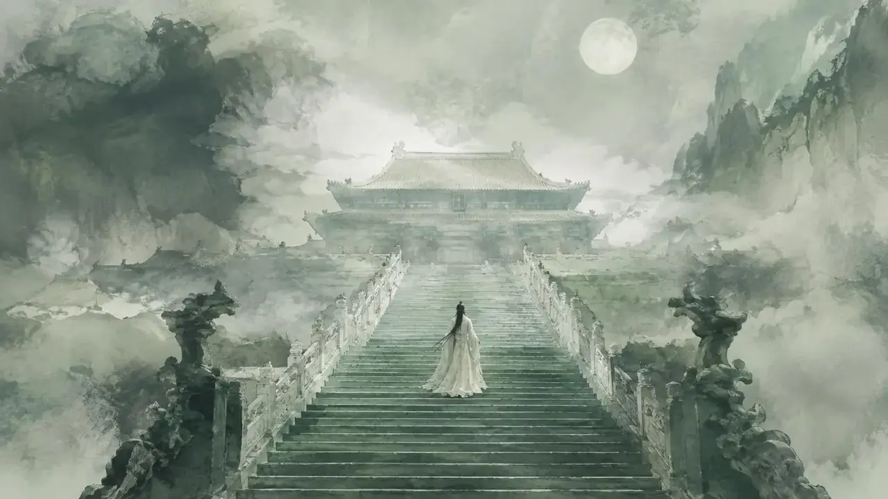 黄果新网 首屏推荐《玉阶尘》古风水墨剧照