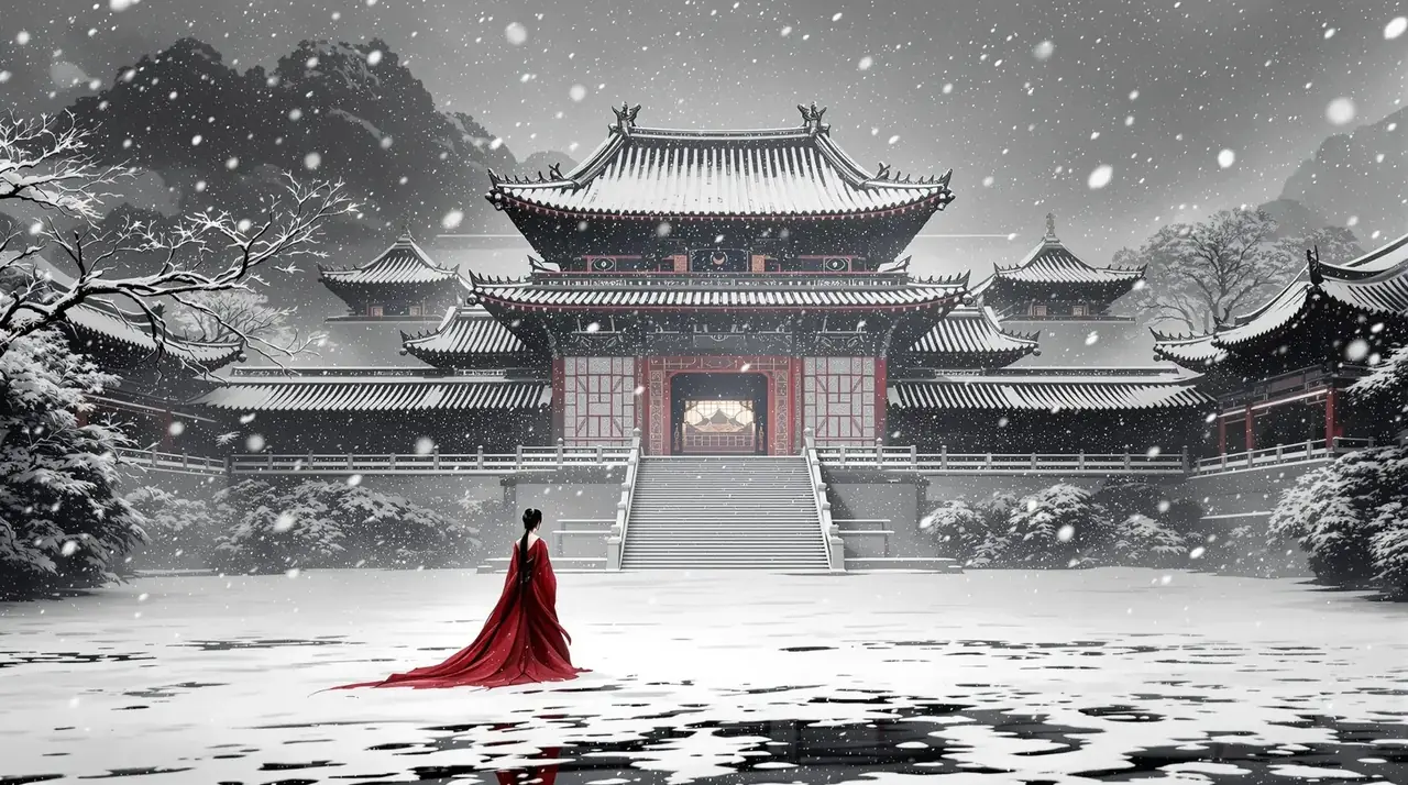 黄果新网 首屏推荐《雪满弓刀》古风水墨剧照